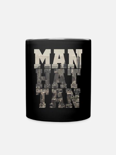 MANHATTAN SHIRT - Tasse einfarbig - Schwarz