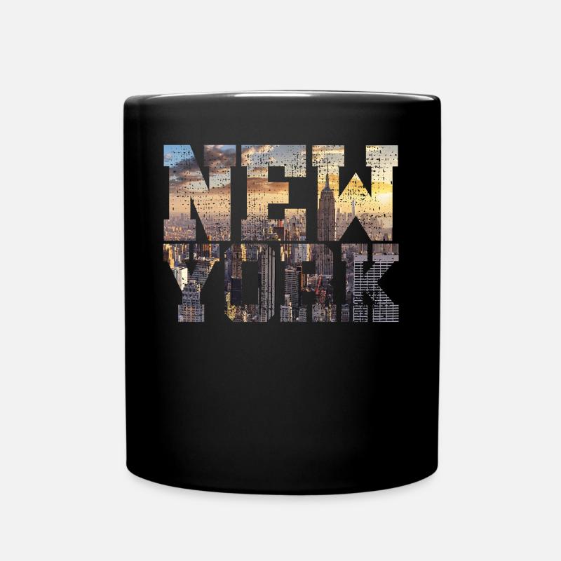 New York Big Apple - Mug uni - noir