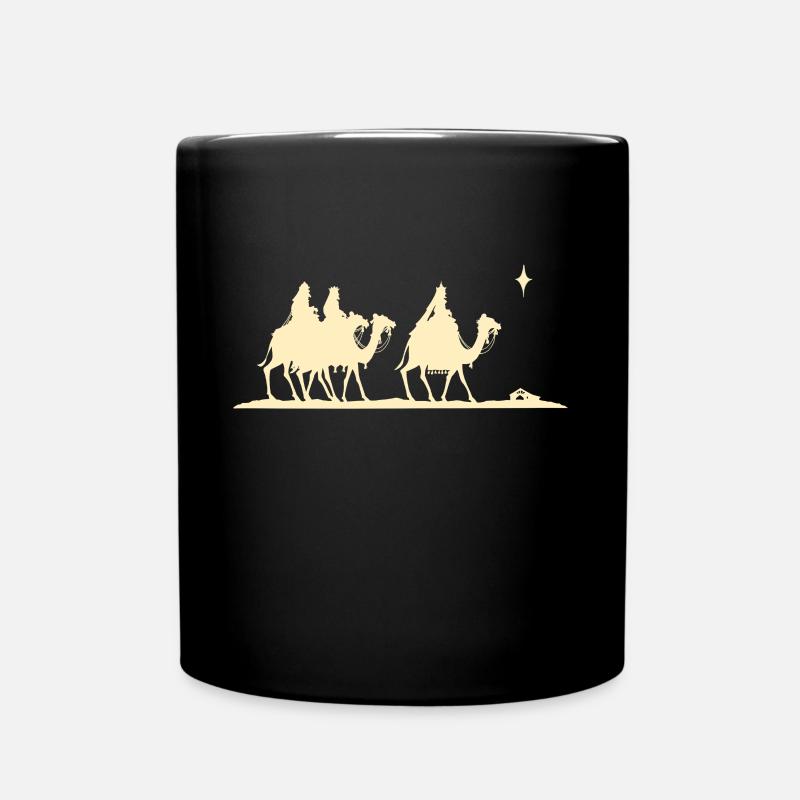 CrĂ¨che des Rois Mages - Mug uni - noir
