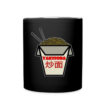 Asian Chinese Noodles - Yakisoba - Tasse einfarbig - Schwarz - Vorne