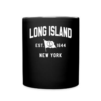 LONG ISLAND SHIRT - Full Colour Mug - black - Front
