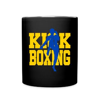 Kickboxing High Knee Gift Idées d'arts martiaux - Mug uni - noir - Devant