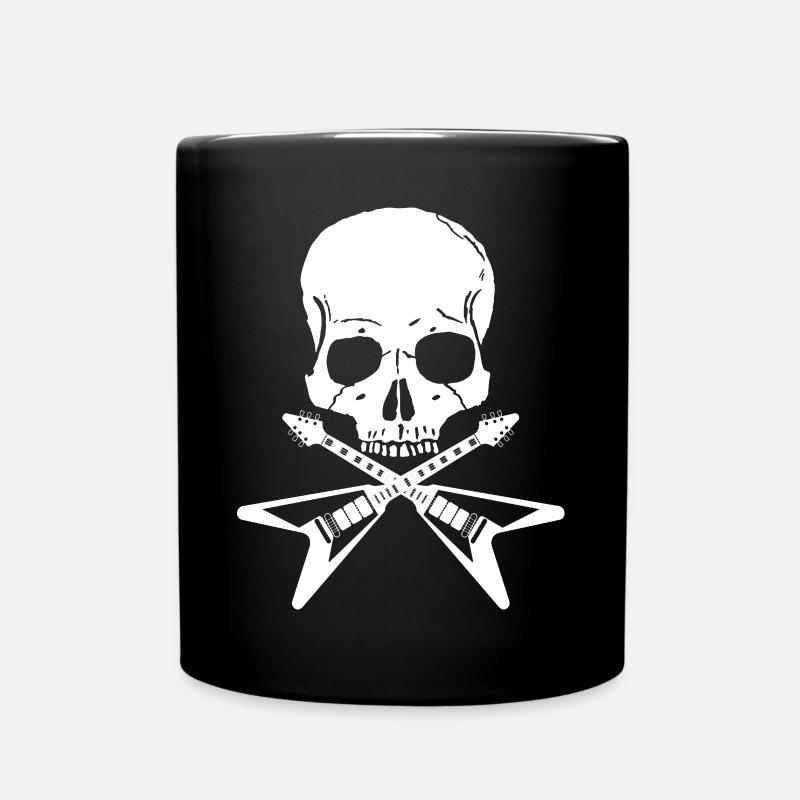 Heavy Metal E Guitar - Full Colour Mug - black