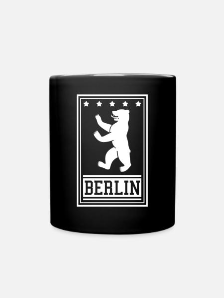 Bear of Berlin - Full Colour Mug - black