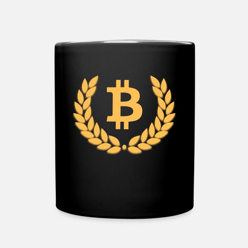 Bitcoin - Tasse einfarbig - Schwarz