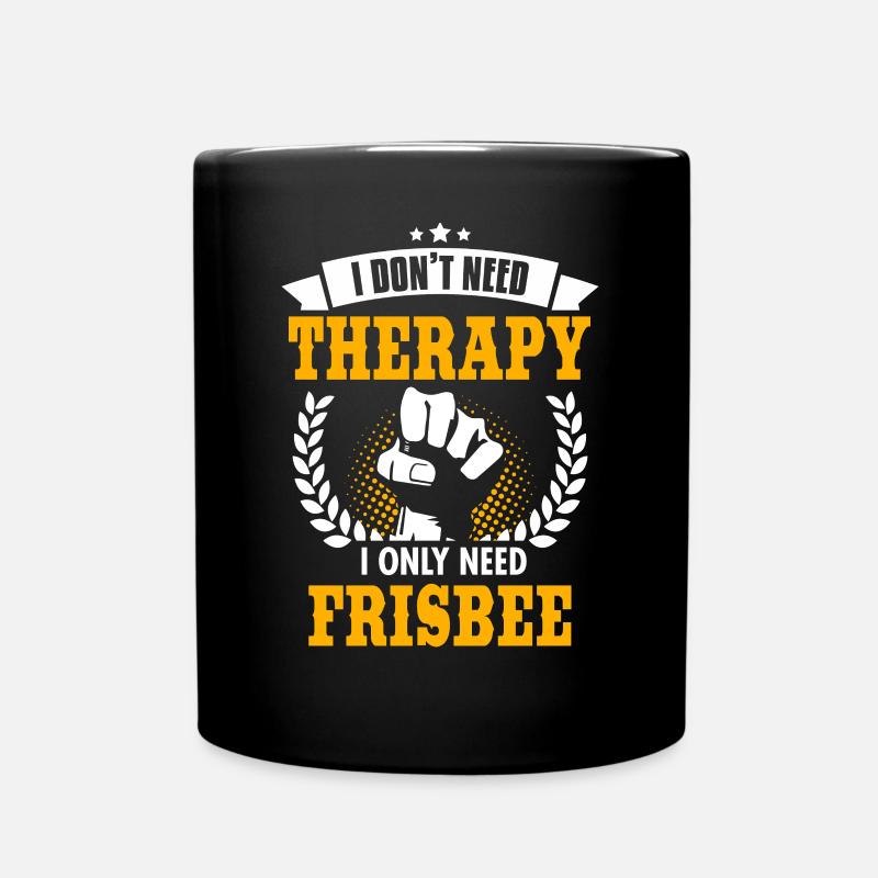 Frisbee - Tasse einfarbig - Schwarz