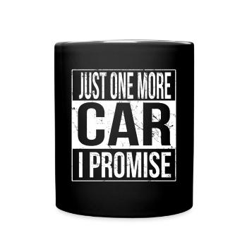 Juste une autre voiture, je le promets - Mug uni - noir - Devant