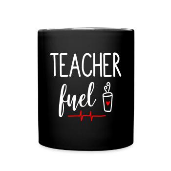 Teacher Gift Education School Sayings Teacher Training - Full Colour Mug - black - Front