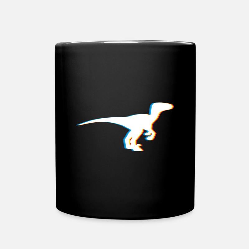 Cadeau psychédélique de conception de dinosaure TRex pour - Mug uni - noir