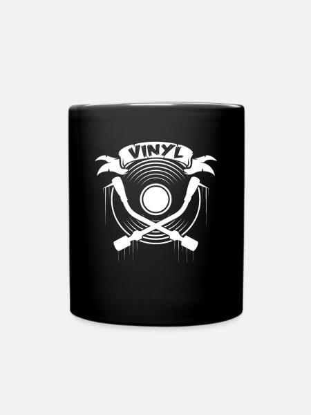 vinyle - Mug uni - noir