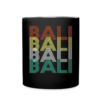 Bali Bali Bali Bali - Tasse einfarbig - Schwarz - Vorne