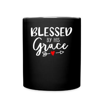 Jesus Geschenk Gott Bibel Psalm Evangelium Christ - Tasse einfarbig - Schwarz - Vorne