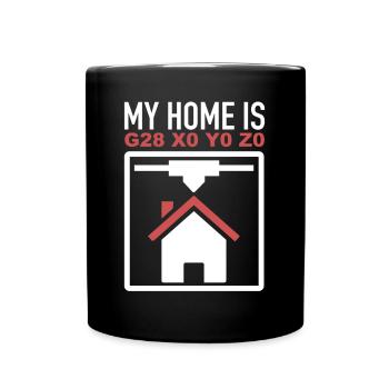 Programmeur de machinistes CNC My Home Is G28 - Mug uni - noir - Devant