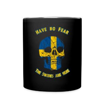 Schweden - Tasse einfarbig - Schwarz - Vorne