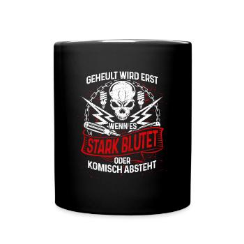 Électricien il ne sera pas pleurer cadeau - Mug uni - noir - Devant