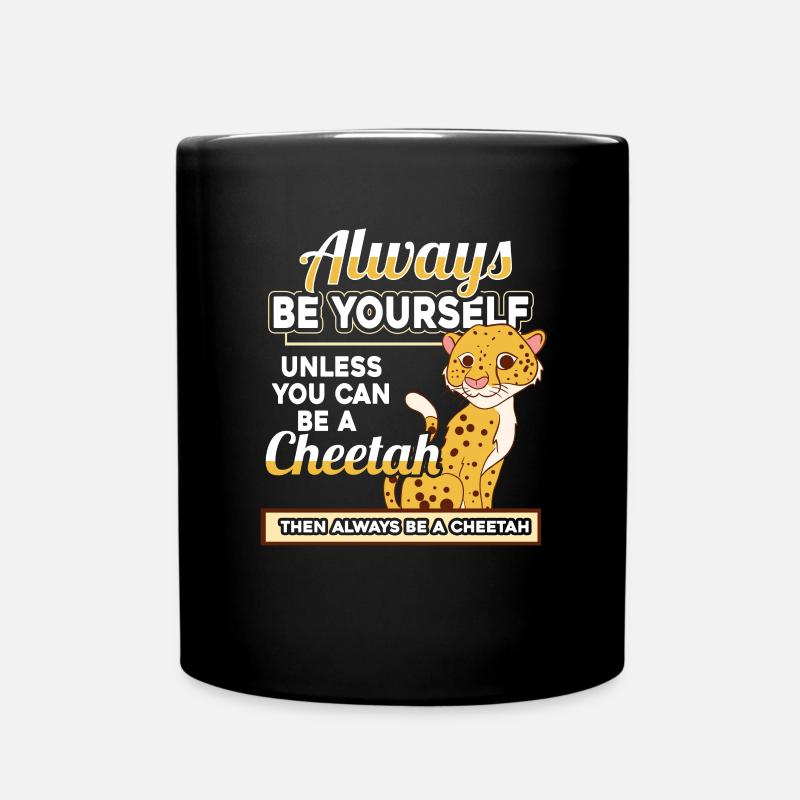 cheetah - Full Colour Mug - black