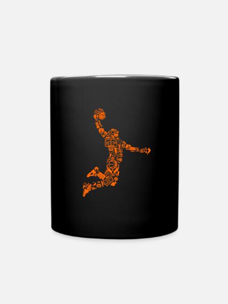 Basketball player - Full Colour Mug - black