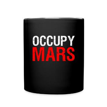 Occupy Mars - Mug uni - noir - Devant
