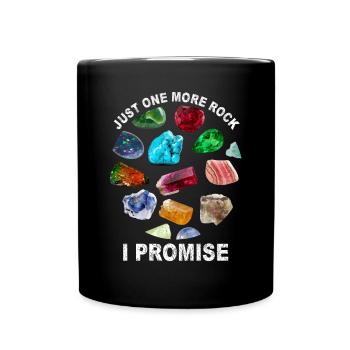 Funny Design Mineral Collector - Full Colour Mug - black - Front