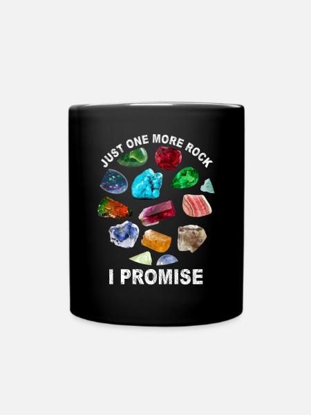 Collecteur de minéraux de conception drôle - Mug uni - noir