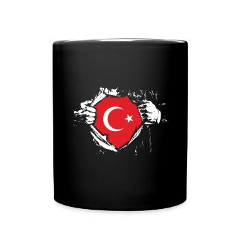 Türkiye Türkei Türke Türkin - Tasse einfarbig - Schwarz - Vorne