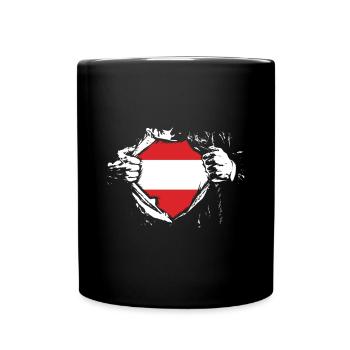 Österreicher Wien Österreich Austria - Tasse einfarbig - Schwarz - Vorne