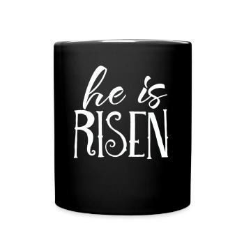 Psalm Geschenk Gott Bibel Jesus Evangelium Christ - Tasse einfarbig - Schwarz - Vorne