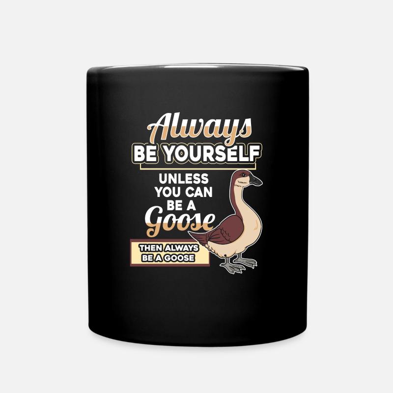 goose - Full Colour Mug - black