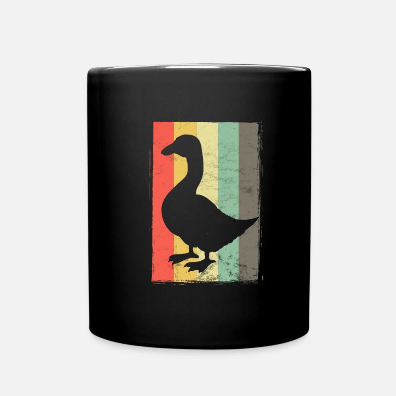 Gans - Tasse einfarbig - Schwarz
