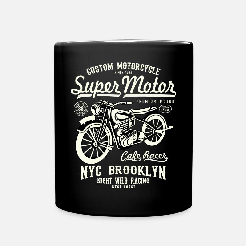 Super moteurs - Mug uni - noir