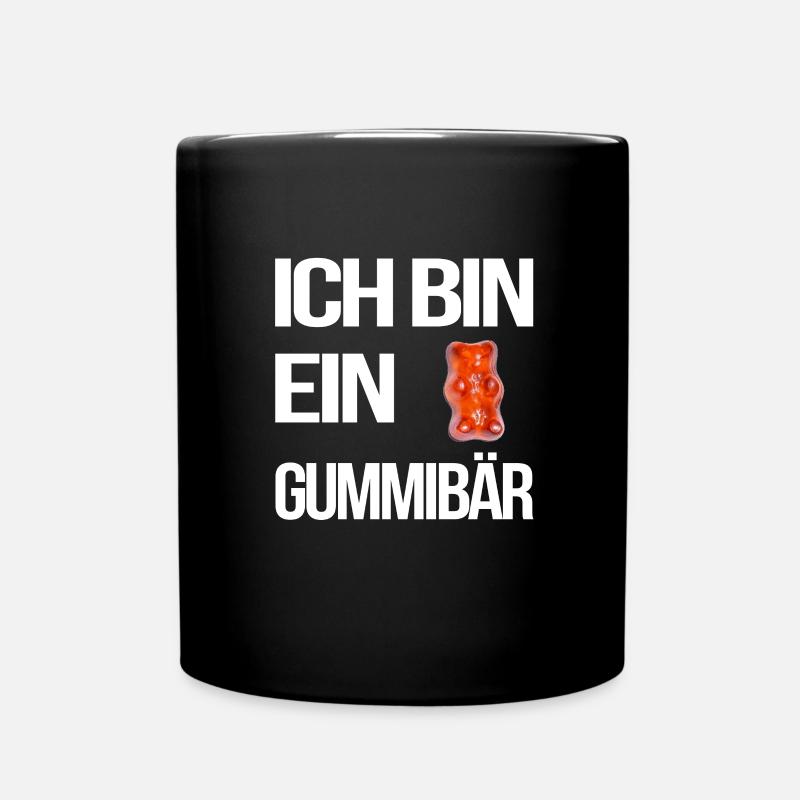 I am a gummybear - Full Colour Mug - black