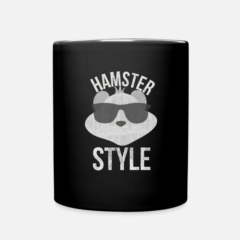 Hamster Style I Hamsterrad Kind Mädchen Frau - Tasse einfarbig - Schwarz