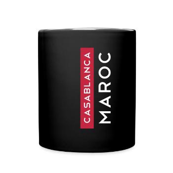 Casablanca Morocco Maroc Casablanca Souvenir - Mug uni - noir - Devant