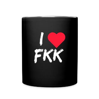 I love naturism - Full Colour Mug - black - Front