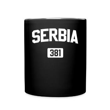 Serbian - Full Colour Mug - black - Front