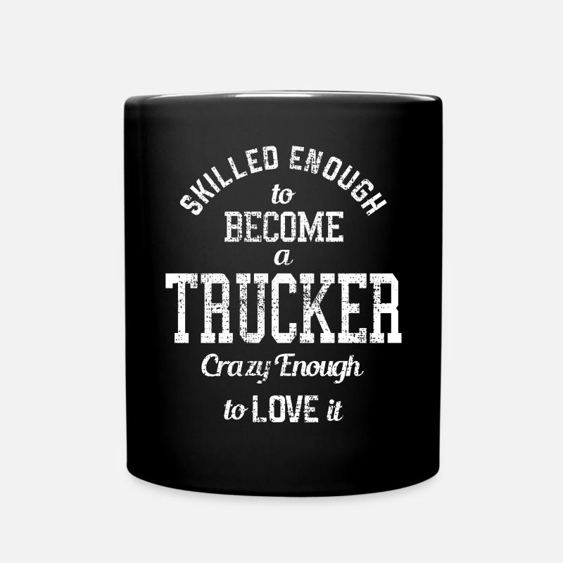 Trucker - Tasse einfarbig - Schwarz