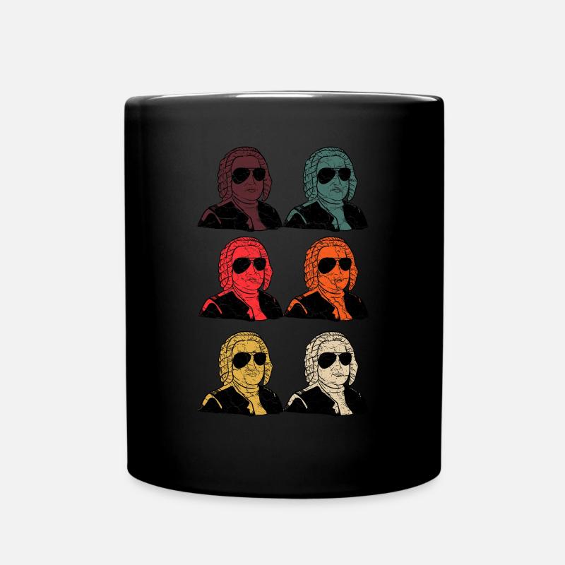 Back Klassik Musik Komponist - Tasse einfarbig - Schwarz