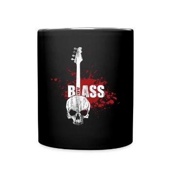 Bass Badass - Tasse einfarbig - Schwarz - Vorne
