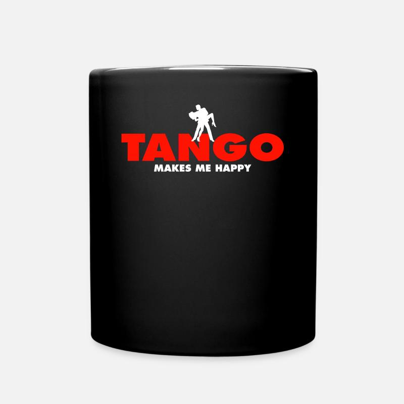 Tango Shirt - Tasse einfarbig - Schwarz