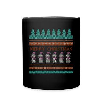 Christmas shirt gift Funny winter shirt - Full Colour Mug - black - Front