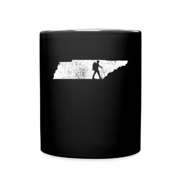 marche - Mug uni - noir - Devant
