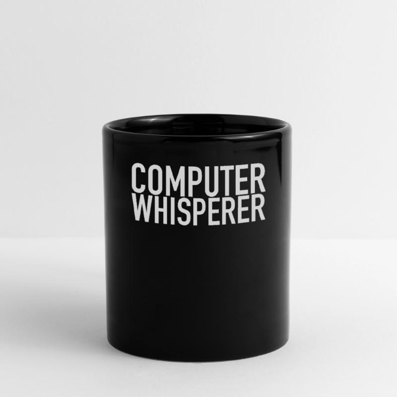 Computer Whisperer Tech Support IT Support IT Nerd Tasse einfarbig