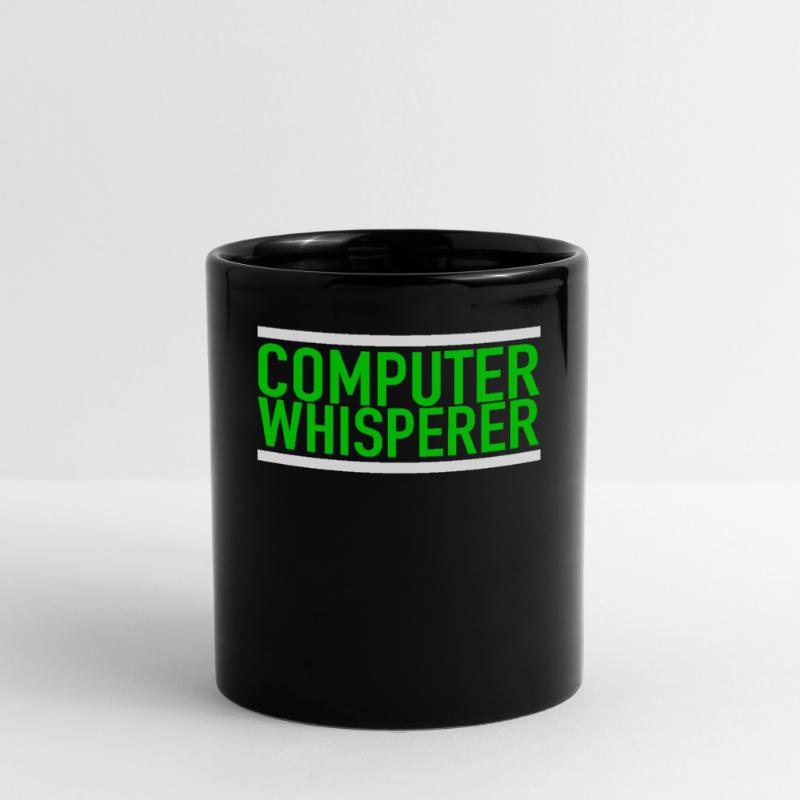Computer Whisperer Tech Support IT Support IT Nerd Tasse einfarbig