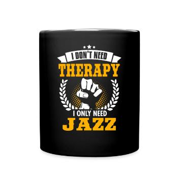 Jazz - Tasse einfarbig - Schwarz - Vorne