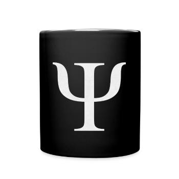 Cadeau De Symbole De Psi Vintage Alphabet Grec Sorority - Mug uni - noir - Devant