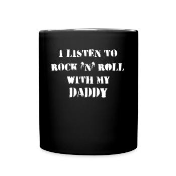 Je suis un groupe de jeunes de papa - Mug uni - noir - Devant