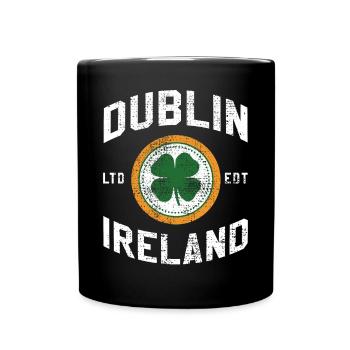 Dublin St Patricks Day Drinking Shirt - Mug uni - noir - Devant