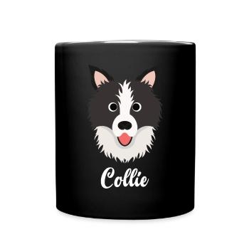 Collie - Border Collie - Full Colour Mug - black - Front