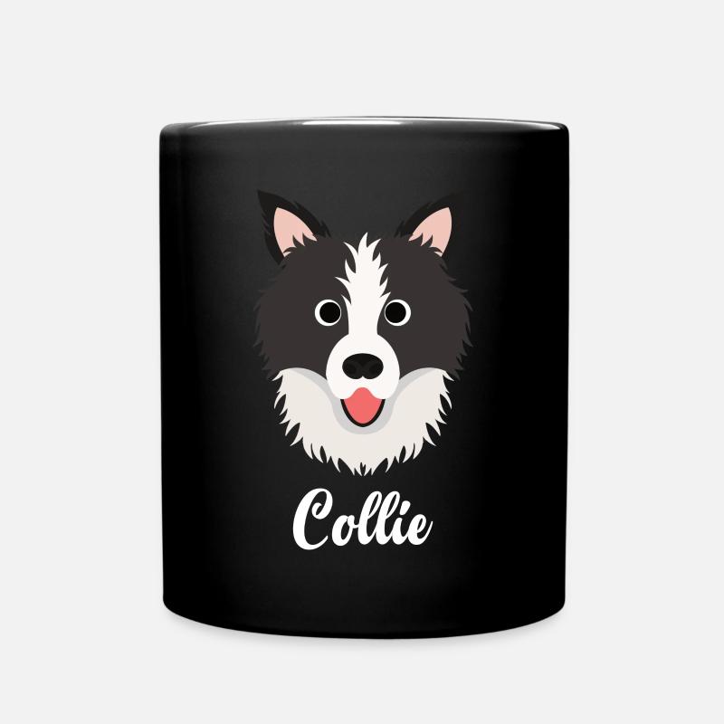 Collie - Border Collie - Mug uni - noir