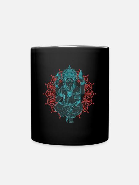 Ganesha - LIMITED BLUE EDITION - Full Colour Mug - black